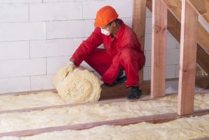 Loft Room insulation being installed